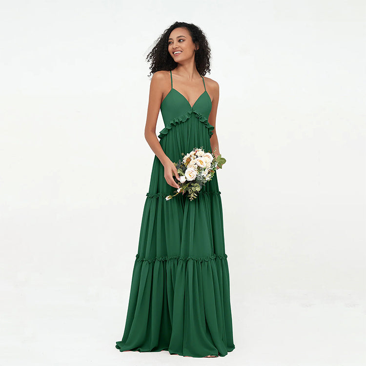 Elegant retro bridesmaid dress