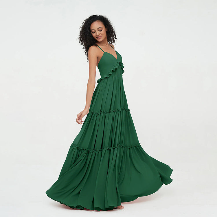 Elegant retro bridesmaid dress
