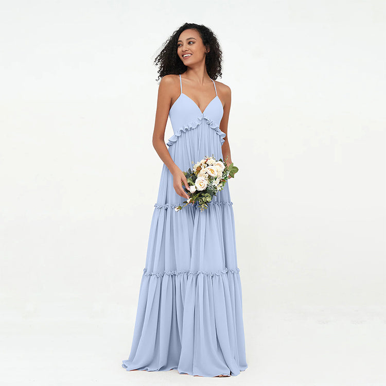 Elegant retro bridesmaid dress