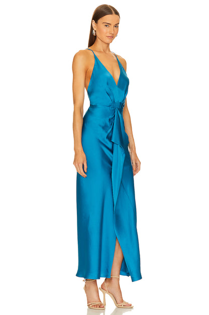 backless mother of the bride dresses Square Neck Sheath Off-the-shoulder Elegant Modern Women Floor-length Sleeveless Backless Mother Evening Dress with Lace Appliques Ruching